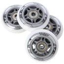 PU 70x24 82A WHITE N (4 pcs.) + ABEC-7 (8 pcs.) NILS EXTREME SET