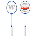 ALUMTEC 5566 BADMINTON SET BLUE 2PCS + SHUTTLES 3PCS + NET + WISH LINES