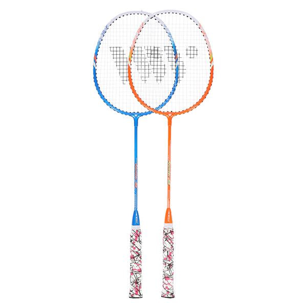 ALUMTEC 55K BADMINTON RACKET SET + SHUTTLES 3 PCS WISH