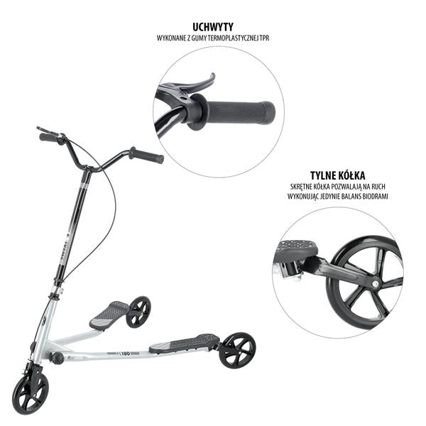 FL180 BLACK-SILVER FLIKER HULAJNOGA NILS EXTREME