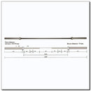 GO680 GRYF OLIMPIJSKI 20KG 2200MM HMS Z ZACISKAMI LOCK JAW BLACK