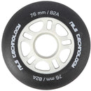 PU 76x24 82A BLACK MATT WHEELS (4 pcs.) NILS EXTREME