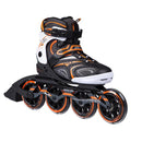NA1060 S BLACK-ORANGE SIZE 39 NILS EXTREME INLINE SKATES