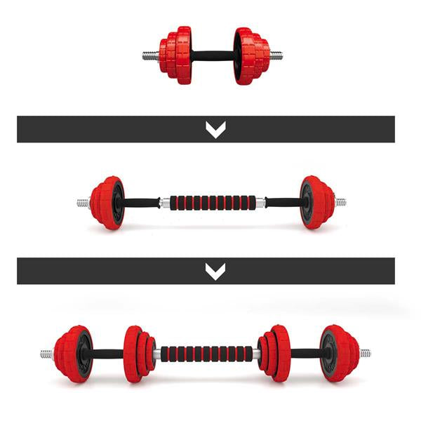 SGGX20 RUBBER-COATED DUMBBELLS 20KG HMS