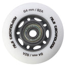 PU 64x24 82A WHITE MATT (4 pcs.) + ABEC-9 (8 pcs.) NILS EXTREME SET