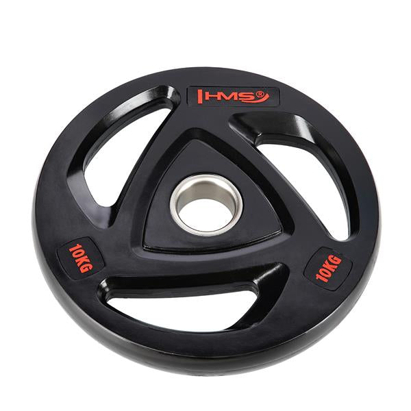 TOX10 BLACK OLYMPIC PLATE RUBBER-COATED 10 KG HMS