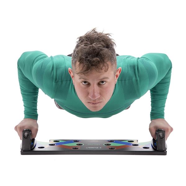 PU10 ČERVENÁ MULTIFUNKČNÍ PUSH-UP DESKA HMS