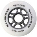 PU 80x24 82A WHITE MATT WHEELS (4 pcs.) NILS EXTREME