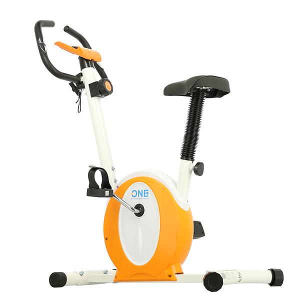 M8410 WHITE-ORANGE ONE FITNESS MAGNETIC BIKE
