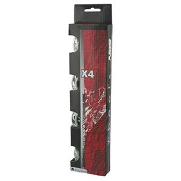 PU 76x24 82A BÍLÁ KOLA (4 ks) NILS EXTREME