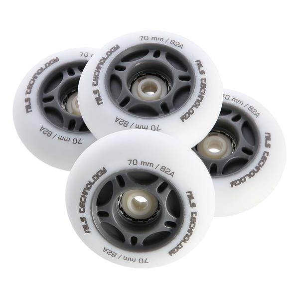 PU 70x24 82A LED-3 BÍLÁ KOLA (4 ks) NILS EXTREME