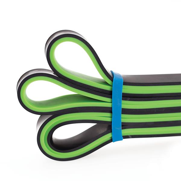 GU06 GREEN-BLACK 17 x 5 x 2250 MM HMS EXERCISE BAND