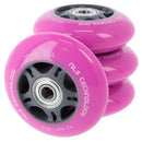 PU 72x24 82A (4pcs.) PINK + ABEC-7 (8pcs.) NILS EXTREME SET