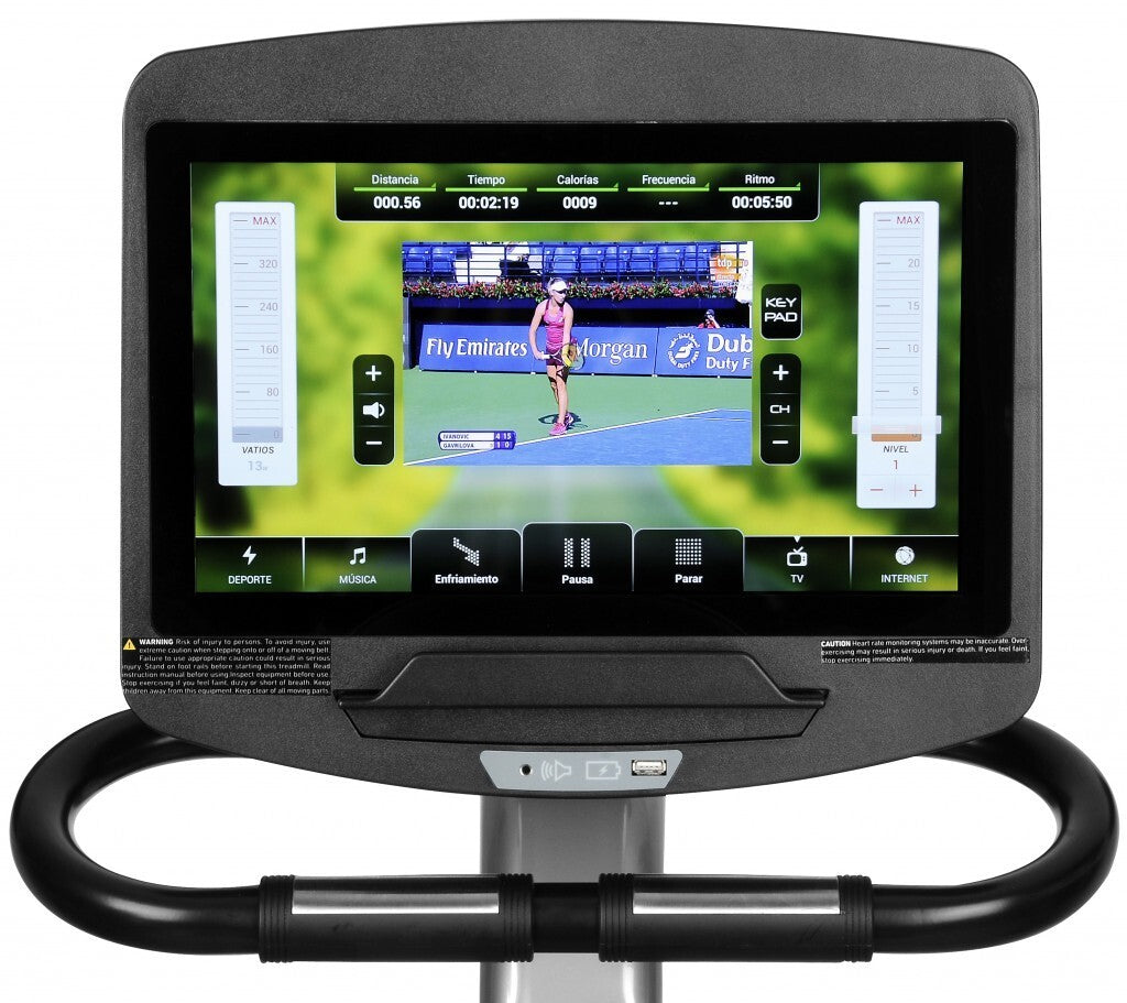 Electromagnetic Exercise Bike SK8000 16" SmartFocus H800 BH Fitness