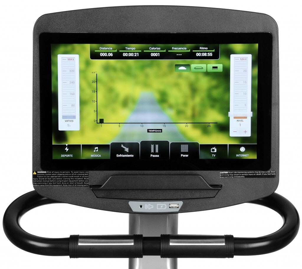 Electromagnetic Exercise Bike SK8000 16" SmartFocus H800 BH Fitness