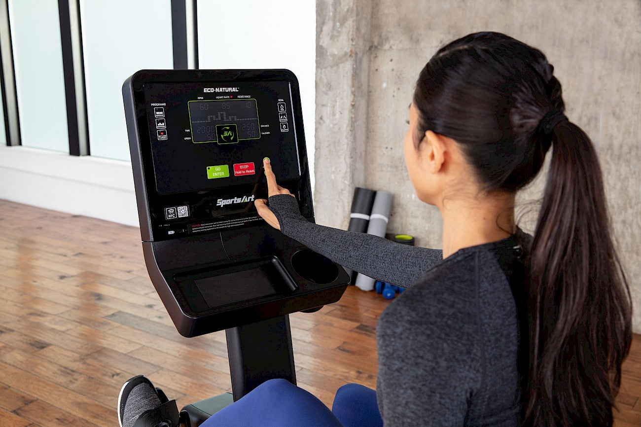 Rower poziomy SportsArt C573R LED DISPLAY
