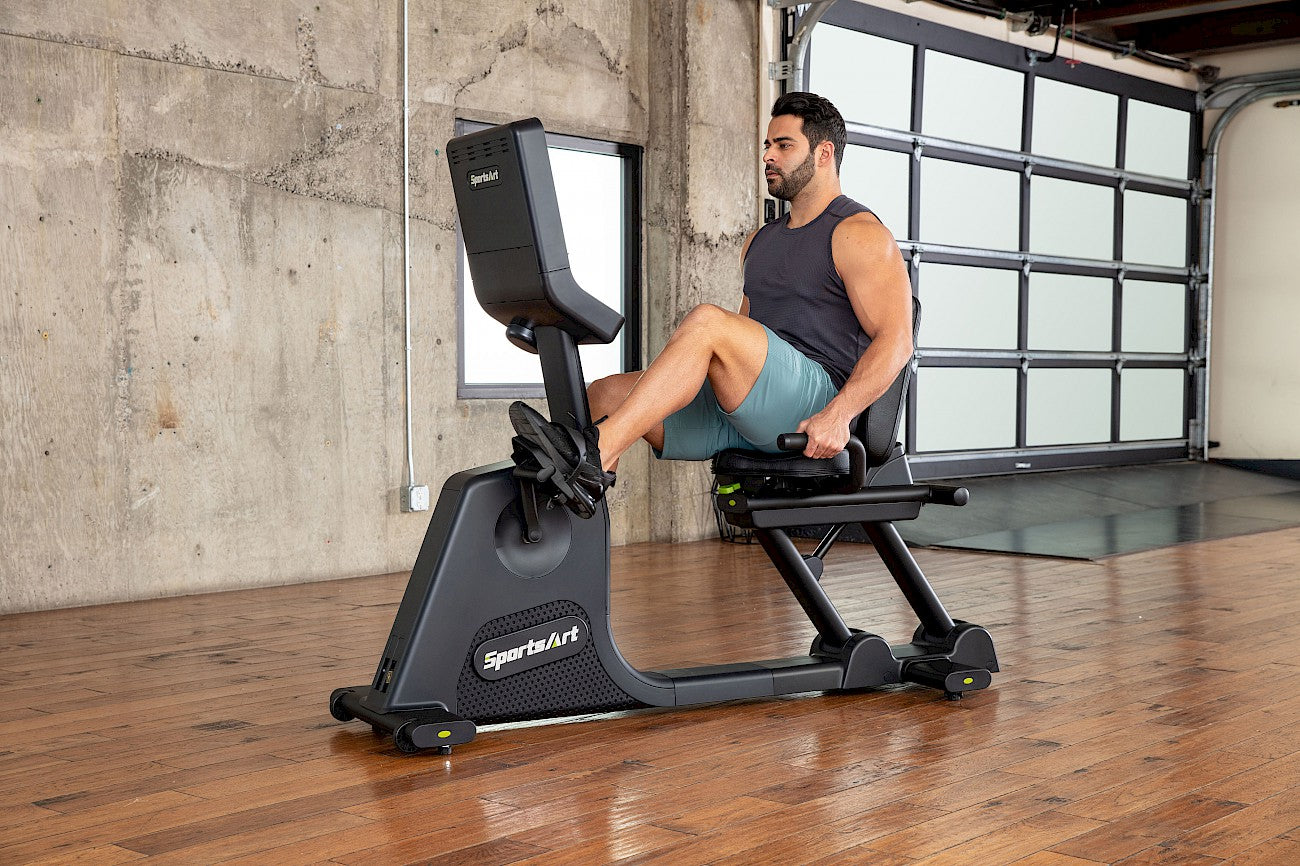 Rower poziomy SportsArt C573R LED DISPLAY