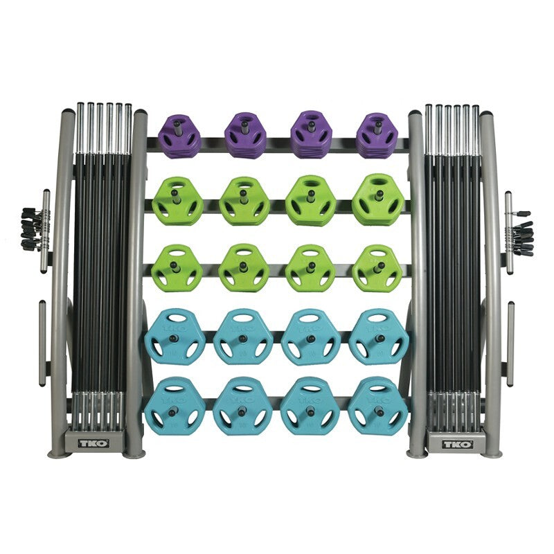 Fitness barbell rack 20 pieces 834CPR TKO