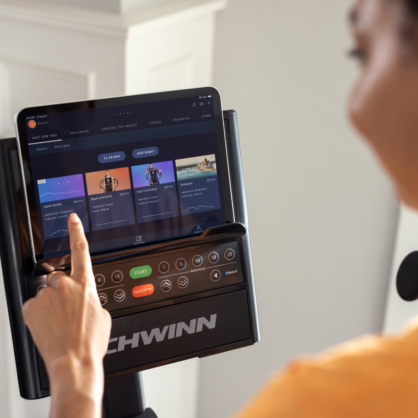 Schwinn 590E Eliptyk kompaktowy