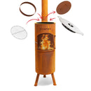 BONFEU KOMINEK OGRODOWY BONGIANO LP RDZAWY