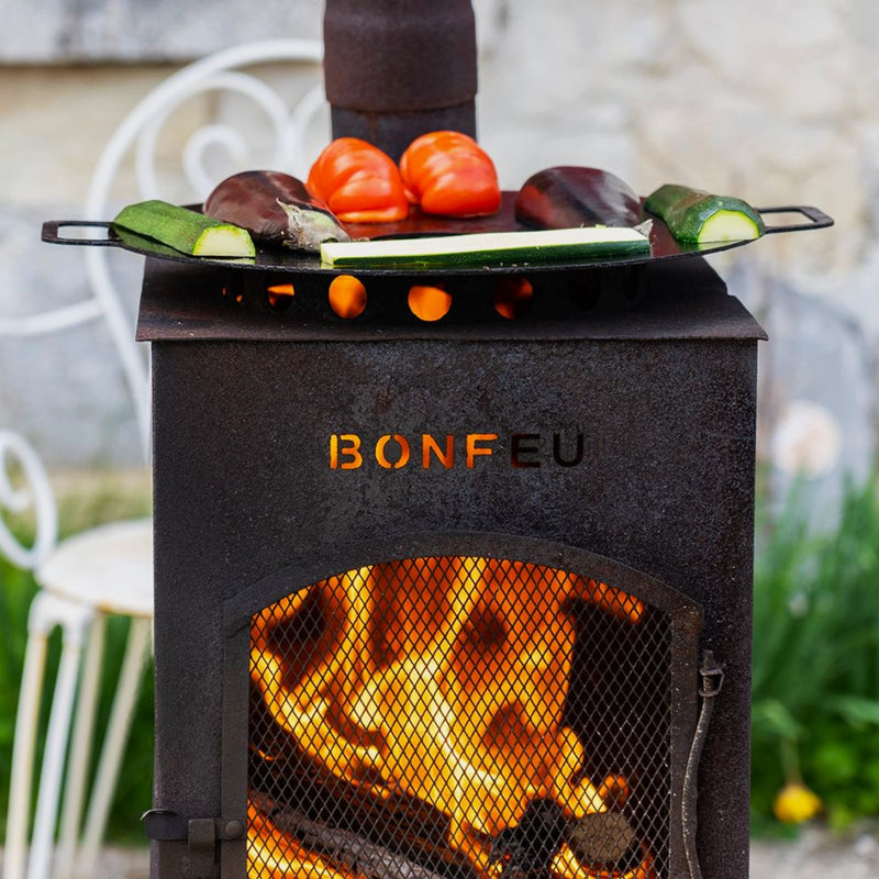 BONFEU GARDEN FIREPLACE BONCARRÉ RUST 