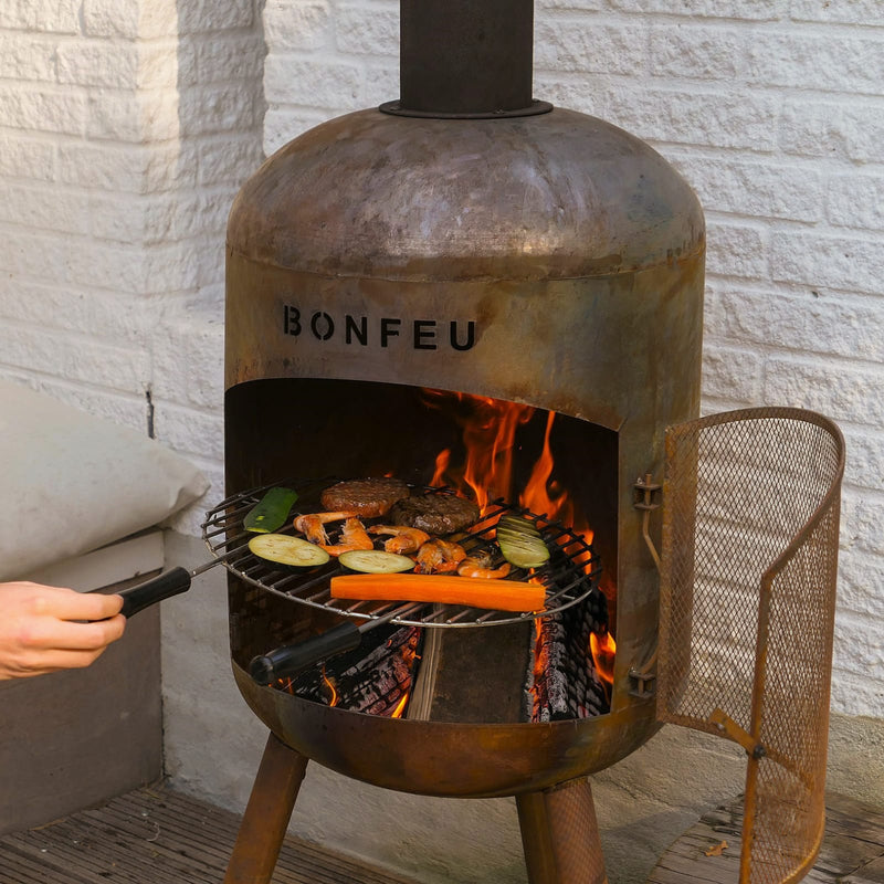 BONFEU GARDEN FIREPLACE BONBONO RUST 