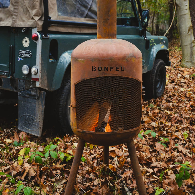 BONFEU GARDEN FIREPLACE BONBONO RUST 