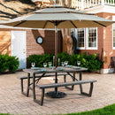 ZAHRADNÍ SADA LIFETIME STŮL A DVĚ LAVICE 60346