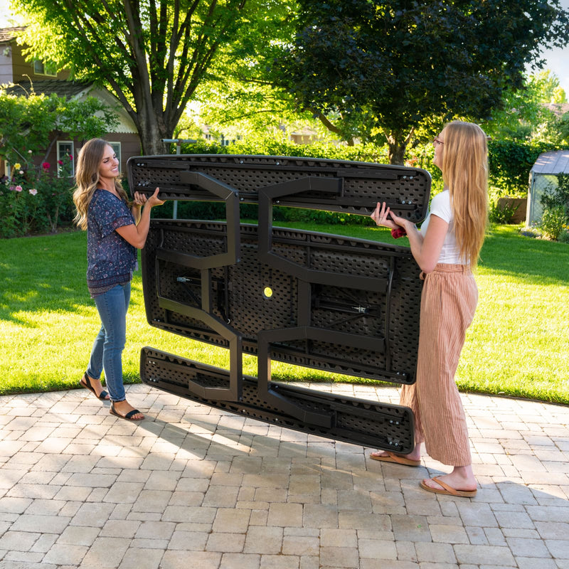 LIFETIME GARDEN SET TABLE AND TWO BENCHES 60346