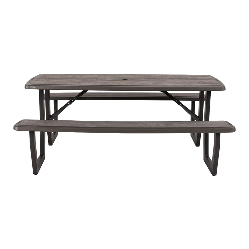 LIFETIME GARDEN SET TABLE AND TWO BENCHES 60346