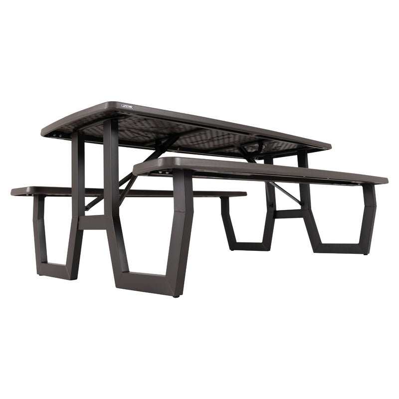 LIFETIME GARDEN SET TABLE AND TWO BENCHES 60346