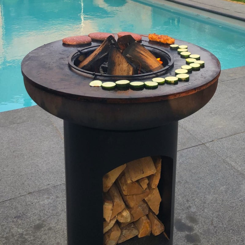 BONFEU GARDEN FIRE PIT BONBIZA OPEN RUST 