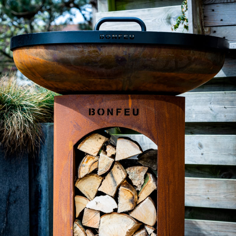 BONFEU GARDEN FIRE PIT BONBIZA OPEN RUST 