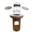 BONFEU GARDEN FIRE PIT BONBIZA OPEN RUST 