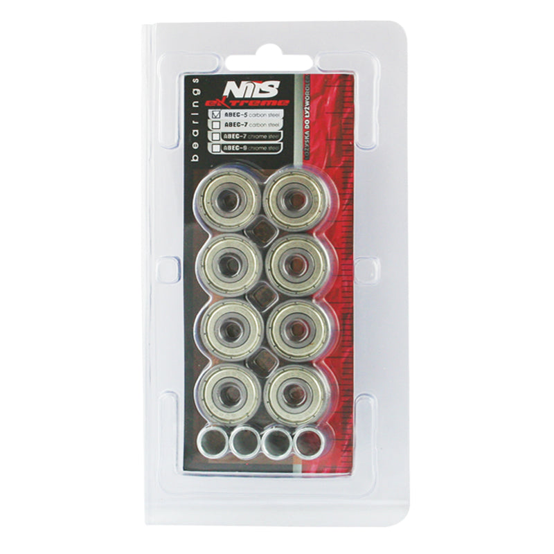 ABEC-5 CARBON BEARINGS (8 pcs.) NILS EXTREME