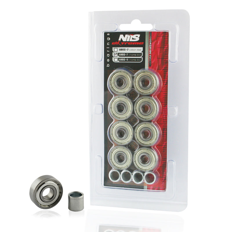 ABEC-7 CHROME BEARINGS (8 pcs.) NILS EXTREME