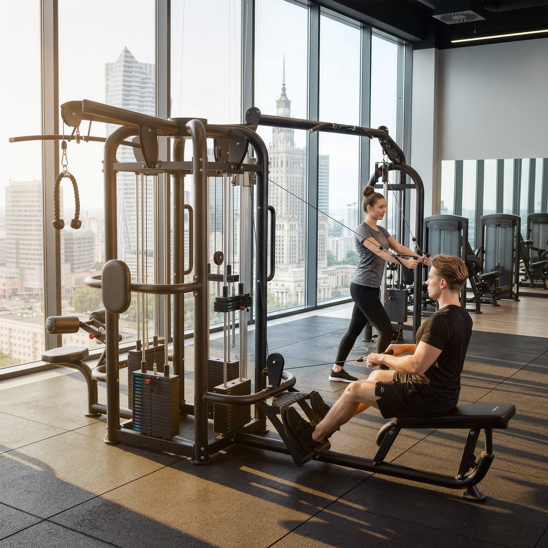 HMS Argos Brama do ćwiczeń z wyciągiem i stosem wielostanowiskowa Commercial