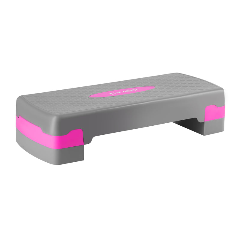 AS003 ŠEDÁ/RŮŽOVÁ AEROBIC STEP HMS