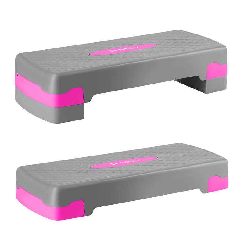 AS003 ŠEDÁ/RŮŽOVÁ AEROBIC STEP HMS