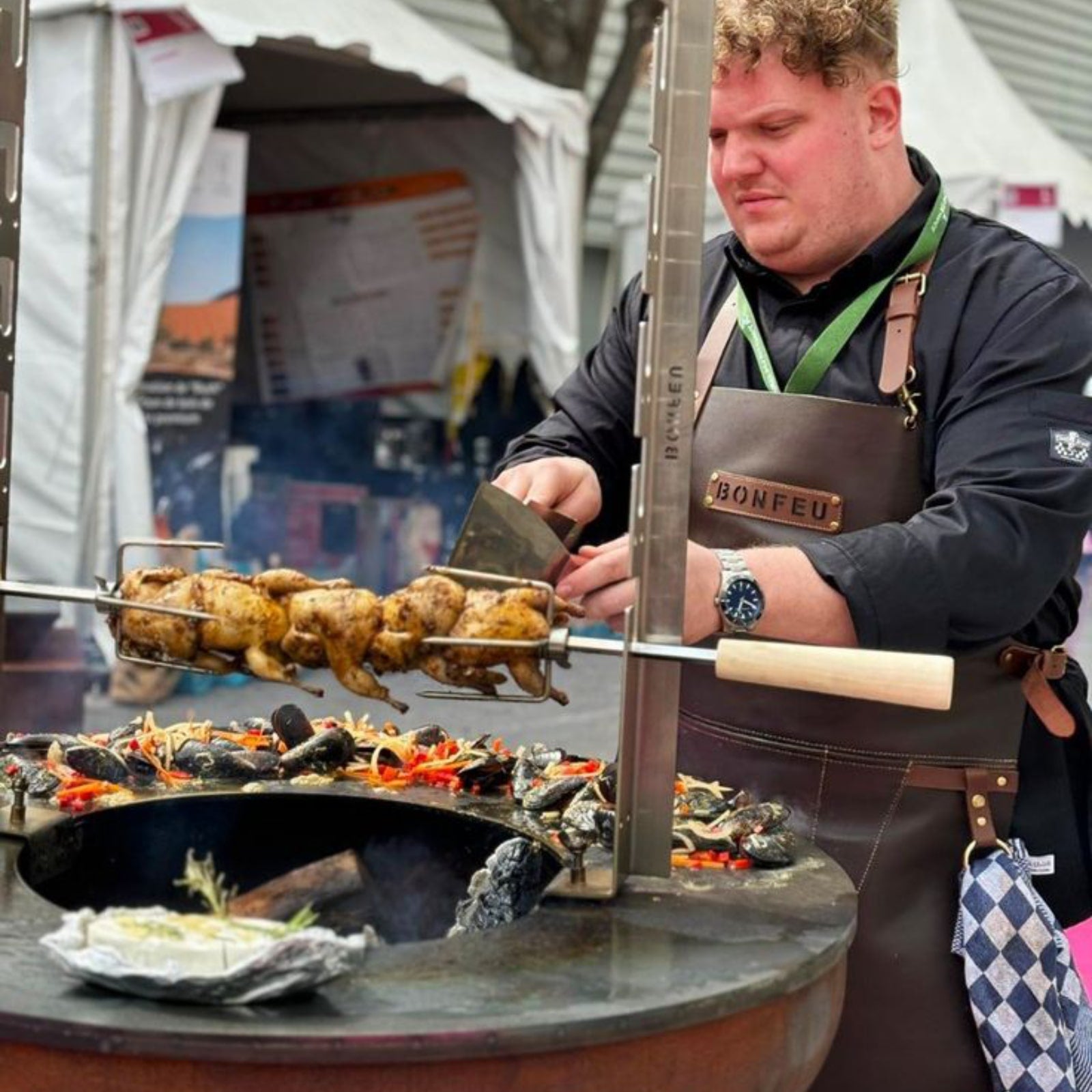 BonFeu Fartuch skórzany
