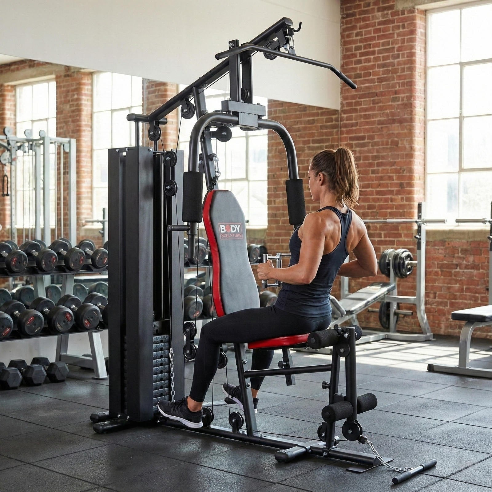 BODY SCULPTURE ATLAS JEDNOSTANOWISKOWY MULTIGYM BMG 4305 STOS 65 KG