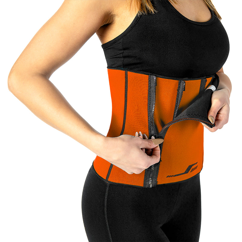 BR209 SLIMMING BELLY BELT ORANGE ONE SIZE HMS