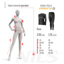 BTK0062 BLACK WOMEN'S THERMOACTIVE SHIRT S/M ROSA NILS