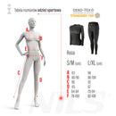 BTS0062 BLACK WOMEN'S THERMOACTIVE TROUSERS L/XL ROSA NILS