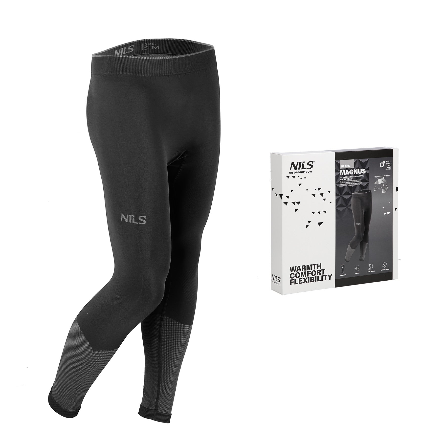 BTS0464 BLACK MEN'S THERMOACTIVE TROUSERS 2XL/3XL MAGNUS NILS
