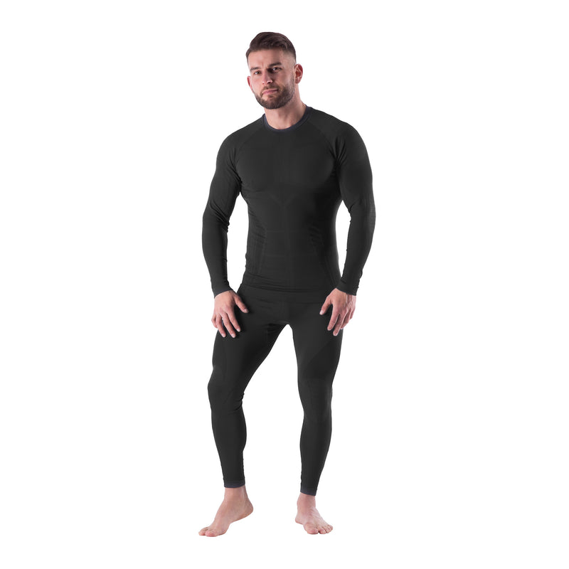 BTZ0060 MEN'S BLACK THERMOACTIVE UNDERWEAR SET 2XL/3XL RAGNAR NILS