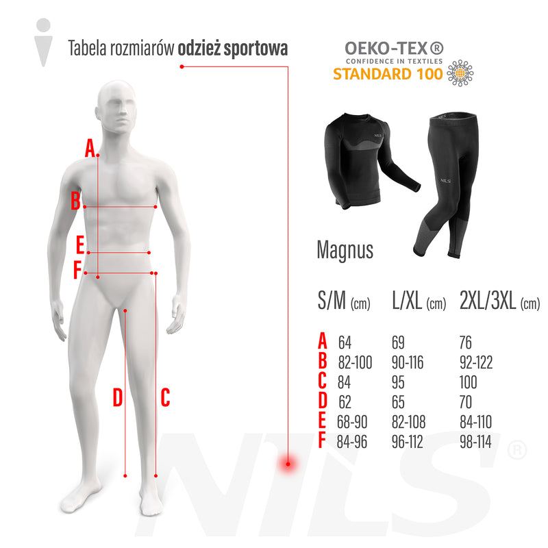 BTZ0464 BIELIZNA TERMOAKTYWNA CZARNA MĘSKA ZESTAW L/XL MAGNUS NILS