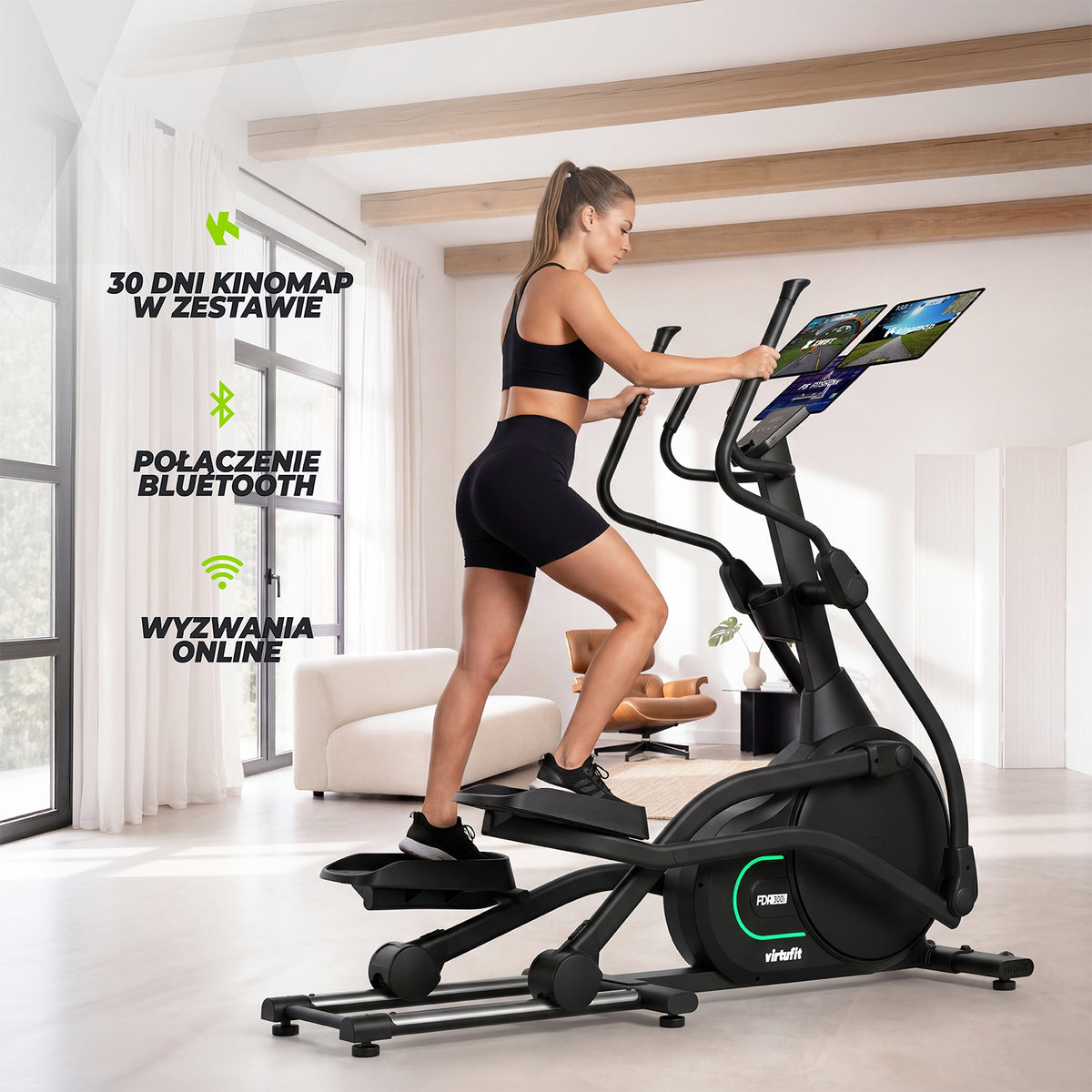 VIRTUFIT ROWER ELIPTYCZNY FDR300i