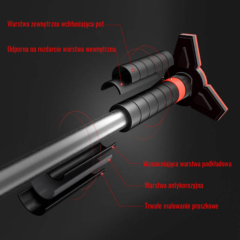 DD400 EXTENSION BAR WITH LEVEL 65-100 CM HMS