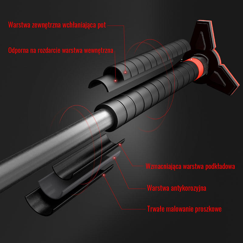 DD401 EXTENSION BAR WITH LEVEL 90-120 CM HMS